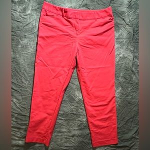 Liz Claiborne Emma Trousers - Size 12, Coral